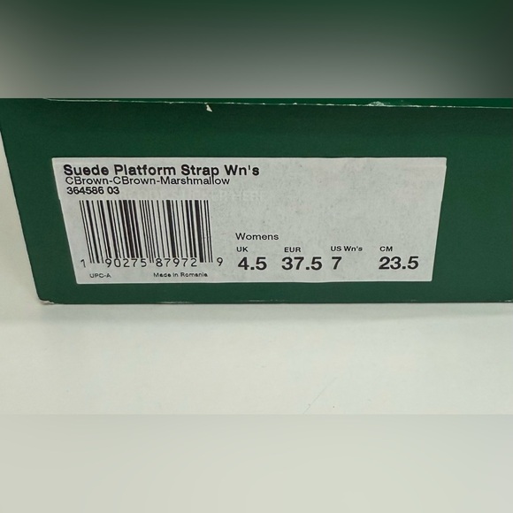 NWT Puma Pink Suede Platform Strap Wn’s - Picture 9 of 9